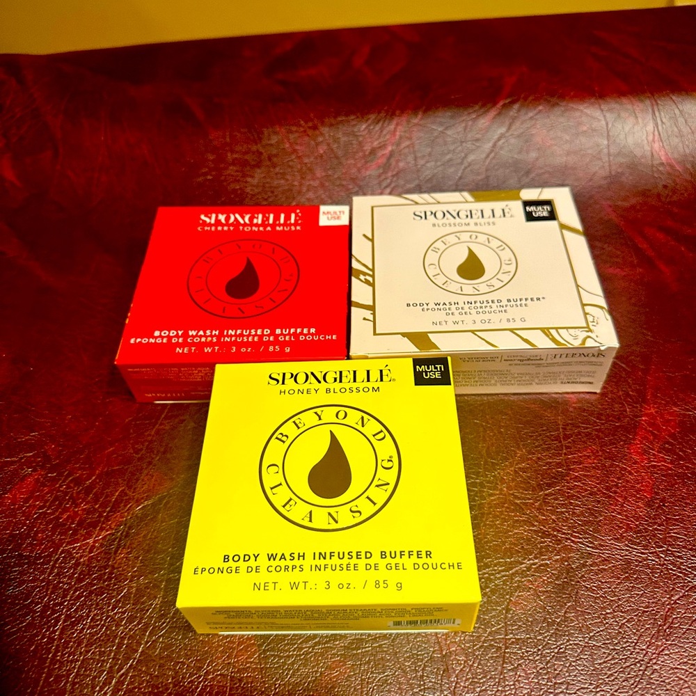 Spongelle set of 3